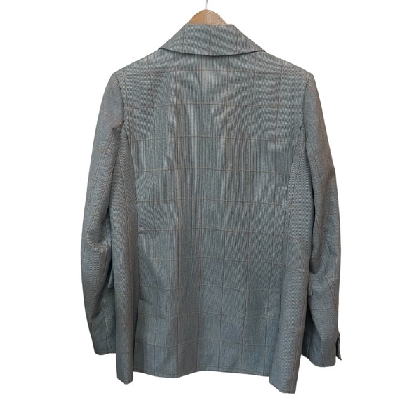 Walter Baker Plaid Two Button Plaid Oversized Blazer Old Money Academia Preppy - Picture 5 of 9